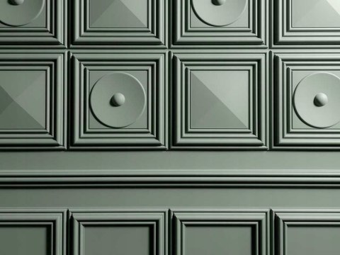 W122 Autoire ORAC DECOR kwadratowy panel ścienny 3D 33,3 X 33.3cm dekor