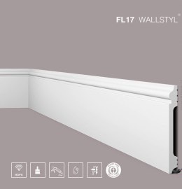 Listwa przypodłogowa FL17 NMC Wallstyl wysokość 17cm