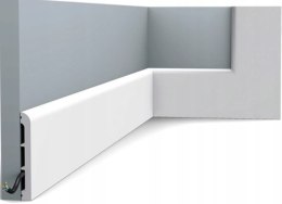 Listwa przypodłogowa SX184 RAL9003 BIAŁA ORAC DŁUGOŚĆ 200cm 11cm