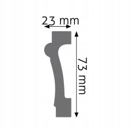 Creativa LPC-05 listwa ścienna 244 cm
