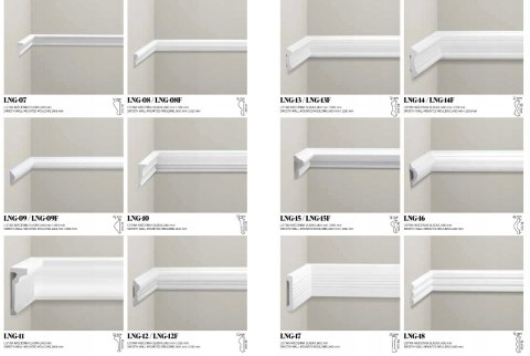 Listwa ścienna LPC-21 CREATIVA 92x22x2440mm Poliuretan