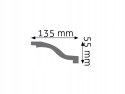Listwa sufitowa LGG-10 CREATIVA 5.5cm gzymsowa
