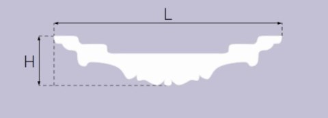 Rozeta dekoracyjna R-30 CREATIVA średnica Ø 55.9 cm SZTUKATERIA
