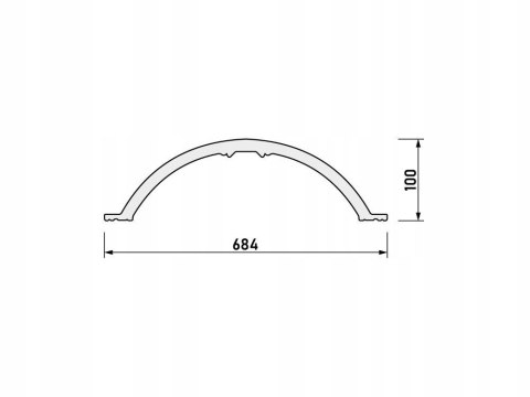 Rozeta sufitowa CREATIVA R-04 średnica Ø 68,4 cm SZTUKATERIA