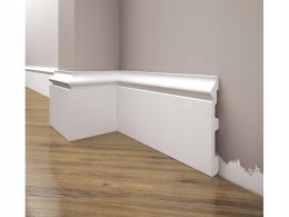 Listwa przypodłogowa CREATIVA LPC-22M biała RAL9003 wysokość 12.0cm