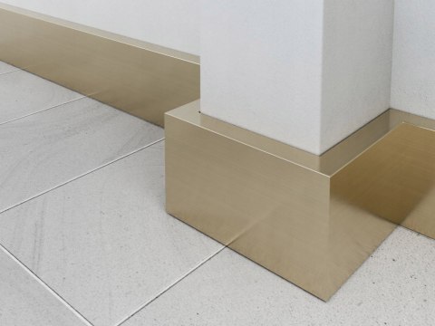 Listwa przypodłogowa LPC-23i CREATIVA Stal Inox 70x16x2440mm COKÓŁ