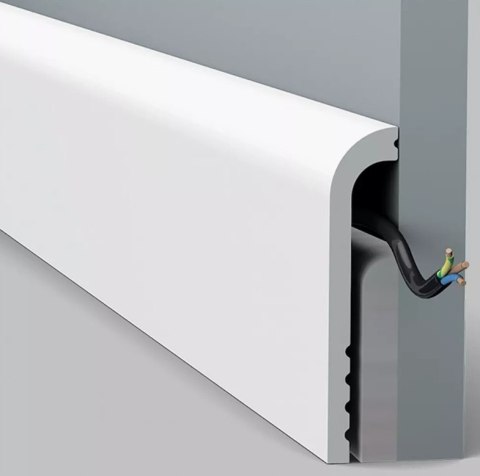 Listwa przypodłogowa SX185 ORAC DECOR wysokość 12.0cm maskownica cokołów