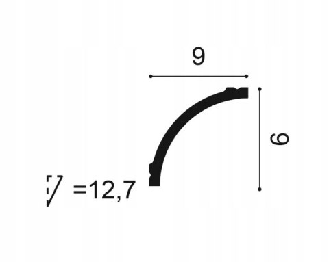 Listwa sufitowa CB512N - 7 sztuk Orac Decor wysokość 9.0cm STYROPIAN