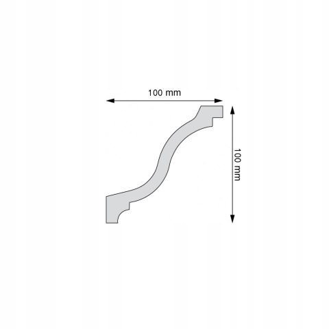 Listwa sufitowa LGG-52 CREATIVA wysokość 10cm