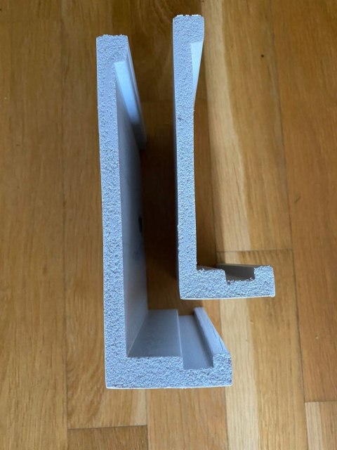 Maskownica karnisza LK-01 wysokość 10 cm poliuretan CREATIVA 244 cm