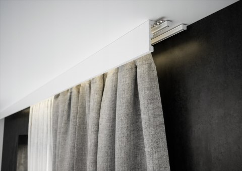 Maskownica karnisza LK-01 wysokość 10 cm poliuretan CREATIVA 244 cm