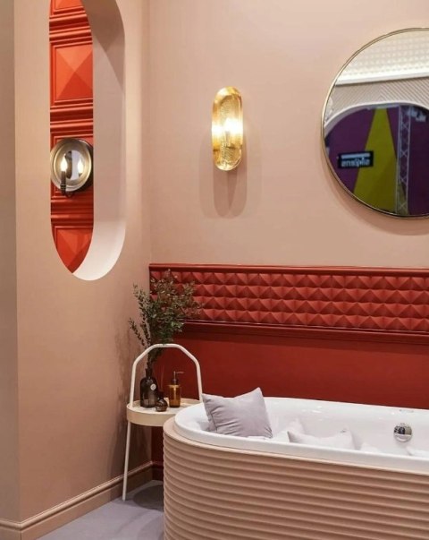 W113 Cobble ORAC DECOR panele 3d ścienny dekoracyjny wodoodporny ryflowany