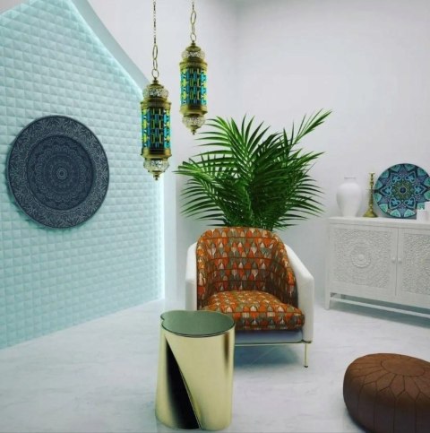 W113 Cobble ORAC DECOR panele 3d ścienny dekoracyjny wodoodporny ryflowany